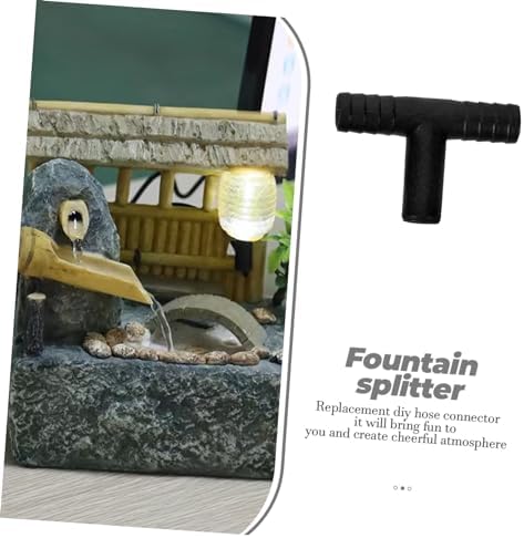 PRETYZOOM 20pcs Water Fountain Splitter Adapter for DIY