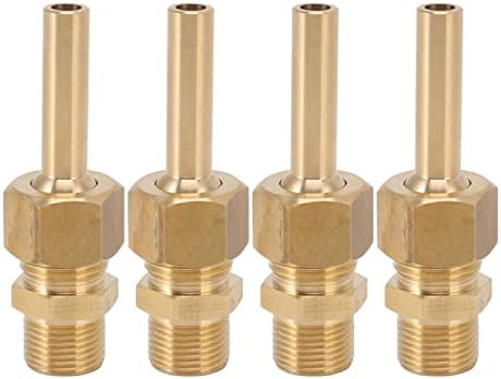 Pyhodi 4 Pcs Copper Water Fountain Nozzle Heads