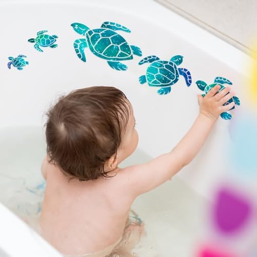 12PCS Sea Turtle Wall Decals Decor Blue Green