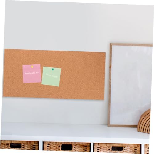 Frameless Cork Bulletin Board for Notes and Photos