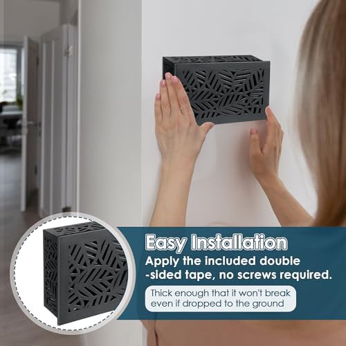 Saillong Doorbell Chime Cover Box Only Black