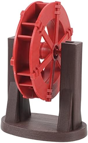 BESPORTBLE Miniature Rotating Water Wheel Fountain Decor