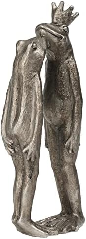 Couple Kiss Frog Garden Statue Outdoor Decor
