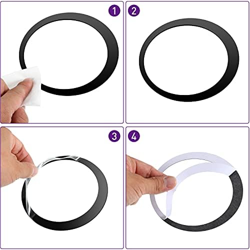 Outus 72 Piece Acrylic Circle Mirror Wall Sticker