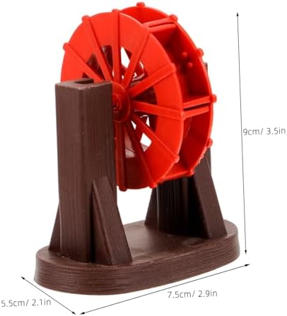 Luxshiny DIY Water Wheel Model for Garden and Aquarium
