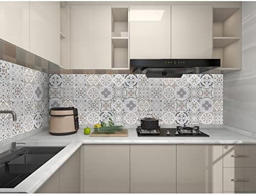 4x4in Peel and Stick Tile Stickers 25 PCS Backsplash Decals