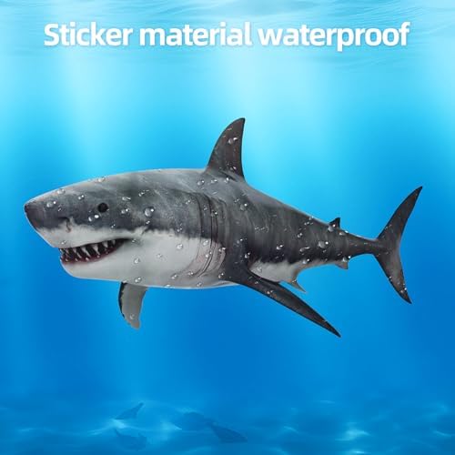 8 Pieces Shark Wall Stickers for Marine Decor