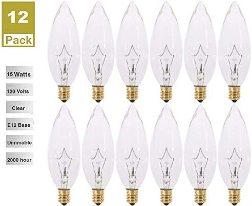 BULBMASTER 15 Watts Decorative Light Bulbs Pack of 12