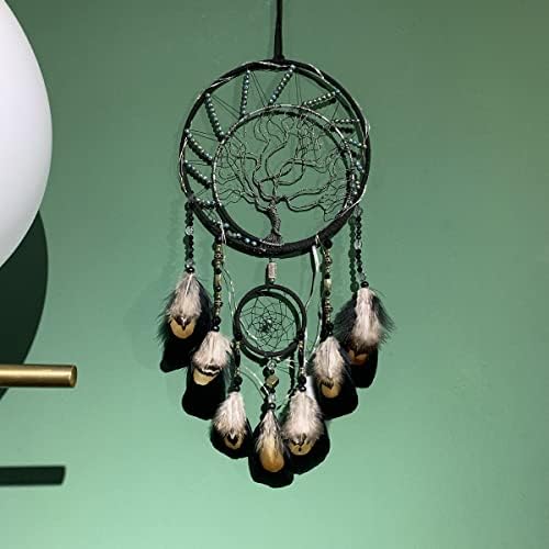 Dream Catchers Tree of Life Black Handmade Wall Hanging Decor