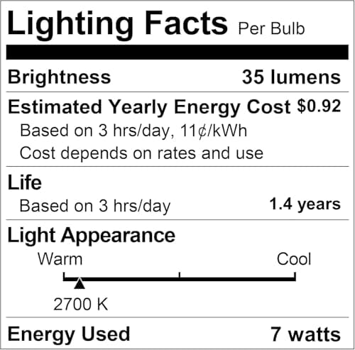 Creative Hobbies 6-Pack Incandescent Candle Light Bulbs