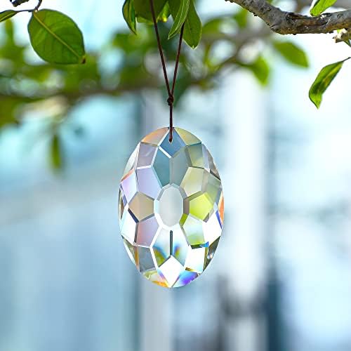YU FENG 35in Crystal Prism Suncatcher for Windows