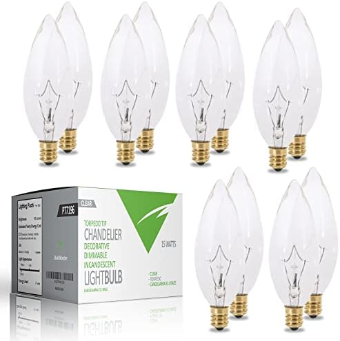 BULBMASTER 15 Watts Decorative Light Bulbs Pack of 12
