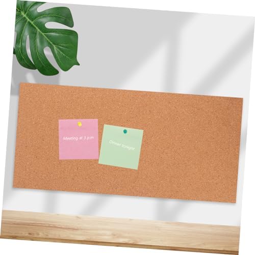 Frameless Cork Bulletin Board for Notes and Photos