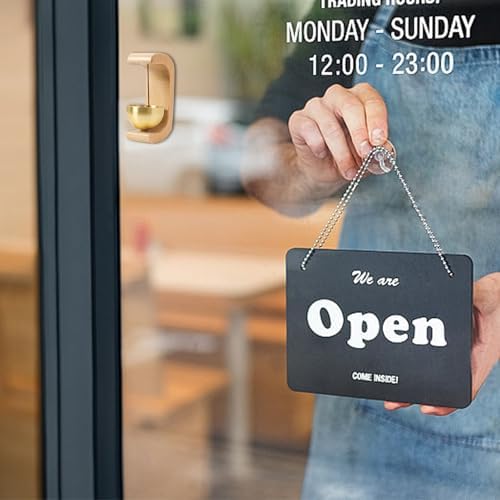 Magnetic Shopkeepers Bell with Brass and Self-Adhesive