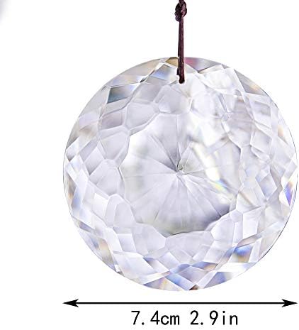 HDCRYSTALGIFTS Hanging Crystal Suncatcher 75MM