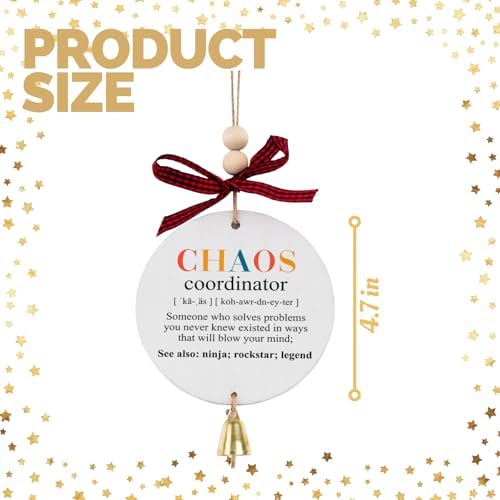 Festwind Chaos Coordinator Funny Christmas Ornament