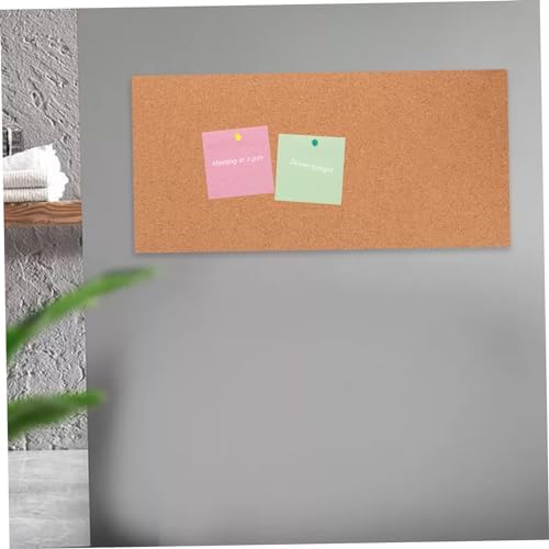 Frameless Cork Bulletin Board for Notes and Photos