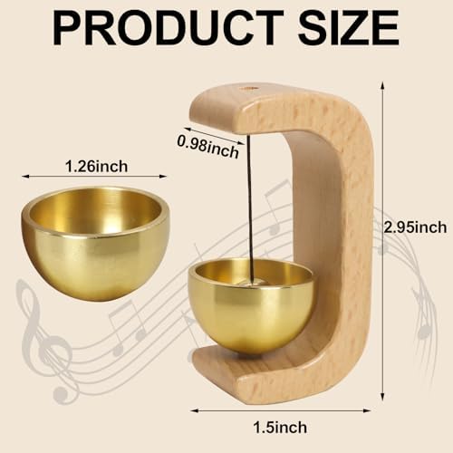 Magnetic Shopkeepers Bell with Brass and Self-Adhesive