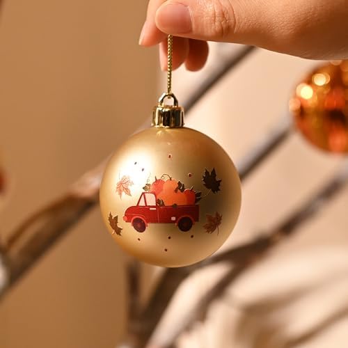 DECOR BY HANNAH Fall Harvest Tree Decorations 20ct