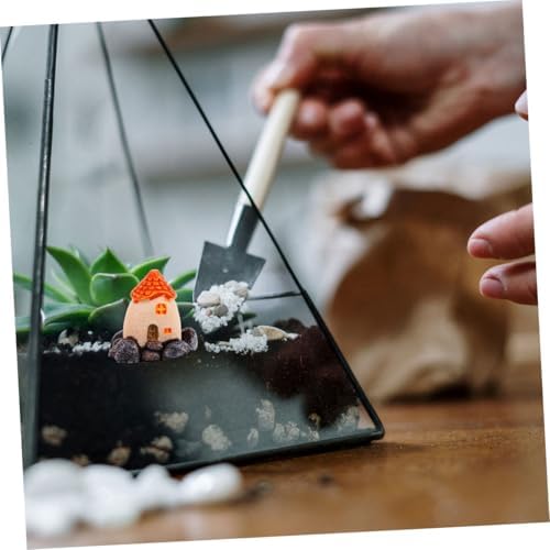 IMIKEYA 6pcs Miniature Resin House Decor for Fairy Gardens