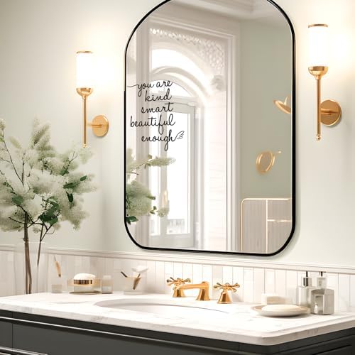 Bathroom Mirror Affirmation Decor Vinyl Sticker