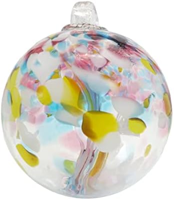 Dale Tiffany Hand Blown Glass 6 Inch Tree of Life Gazing Ball