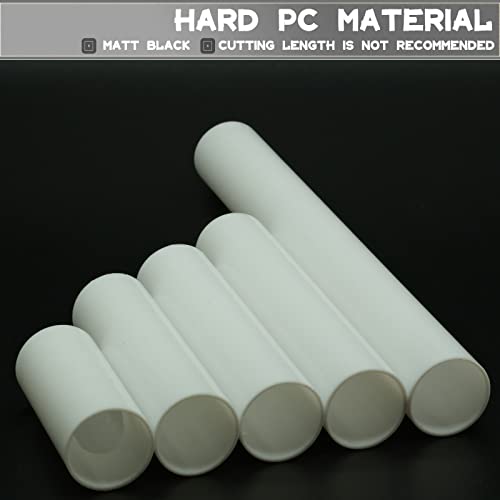 GooChan 35-Inch White Candle Cover Sleeves Set of 12