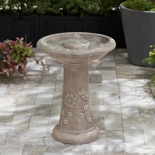 John Timberland Missy Fleur Birdbath Fountain