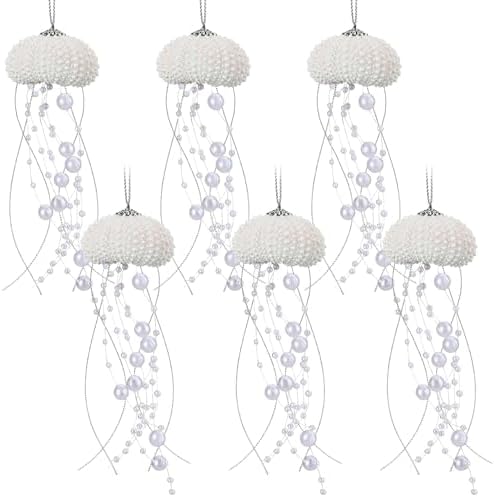 Namalu 6 Pcs Sea Urchin Jellyfish Christmas Ornament