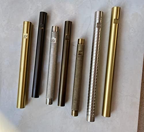 AS Brass Mezuzah Case With Scroll For Door 1