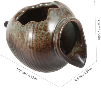 TOYANDONA Compact Ceramic Spitter Fountain for Garden Decor