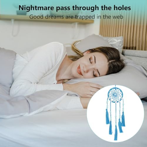 INFUNLY 15PCS Mini Dream Catcher Craft Kit for Beginners