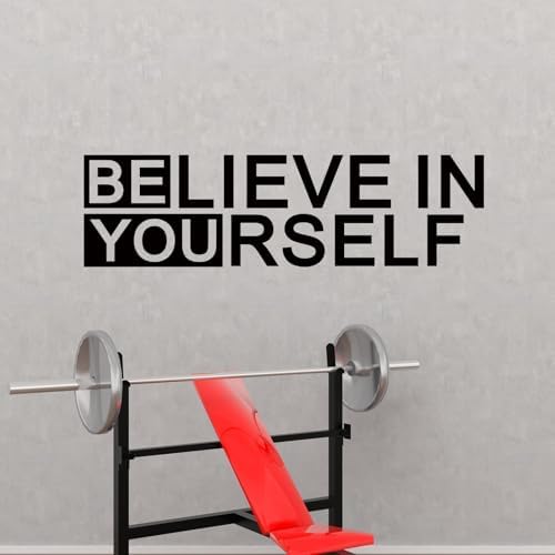 Believe in Yourself Motivational Wall Sticker 25x7