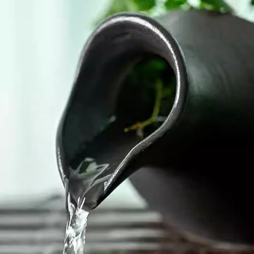 JKGHK Pond Spitters for Small Ponds Open Top Ceramic Water Fountain