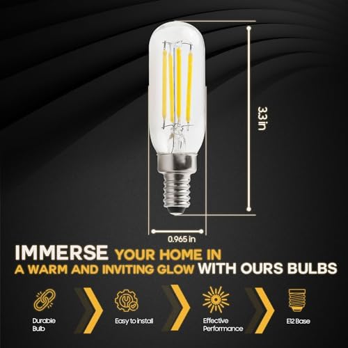 Seentech Dimmable E12 LED Bulb 4W 40W Equivalent 6-Pack