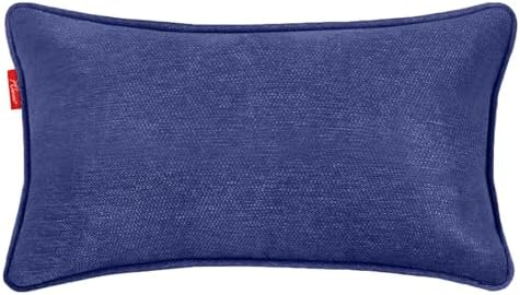 Pcinfuns Deep Blue Lumbar Pillows 2 Pack