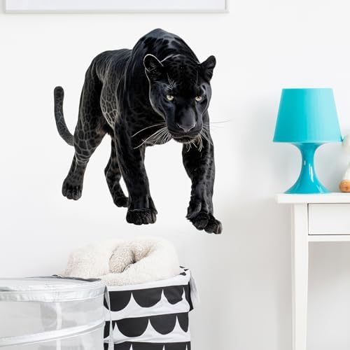 Lifelike Panther Wall Decal for Baby Nursery Room Decor