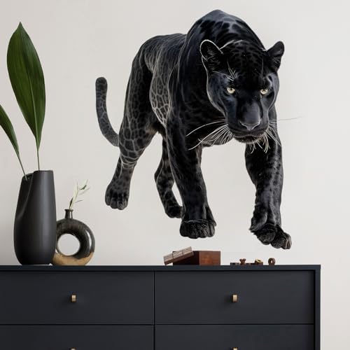 Lifelike Panther Wall Decal for Baby Nursery Room Decor