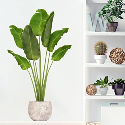 VOSAREA 3D Potted Plant Wall Decals Removable DIY Art