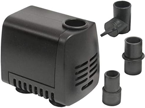 Beckett 160 GPH Submersible Pond Pump - 41 Fountain Height Black