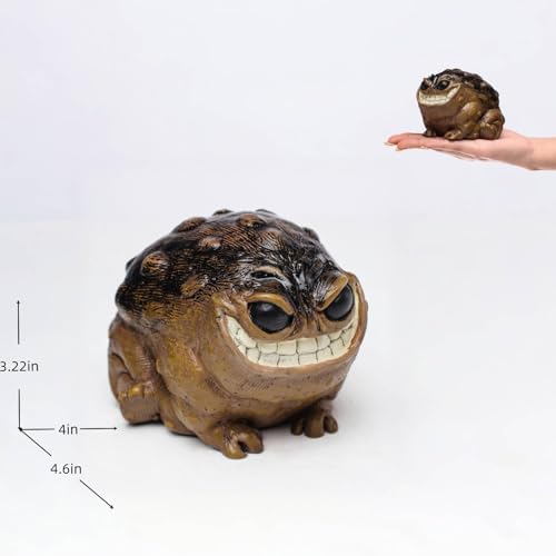 Funny Monster Frog Obese Toad Garden Statue