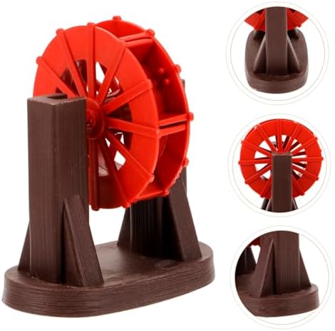 Luxshiny DIY Water Wheel Model for Garden and Aquarium