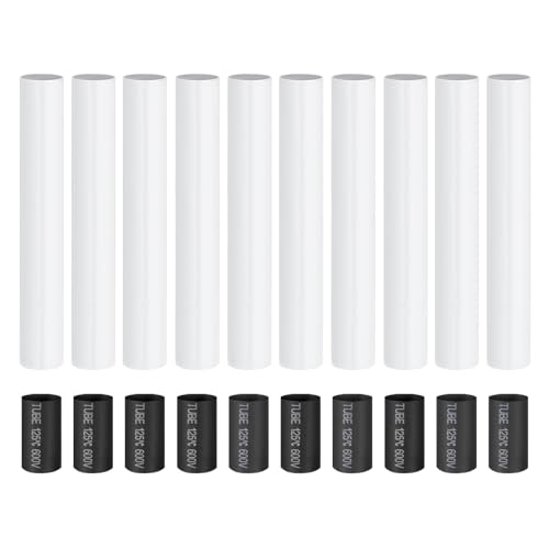 PATIKIL 6 Inch Tall Candle Cover Sleeves 10Pcs Metal E12 Socket Holder
