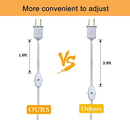 2 Pack C7 LED Light Bulb with Accessory Cord