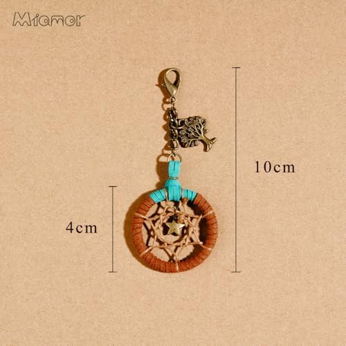 Retro Style Handmade Macrame Dream Catcher with Tree of Life Accessories