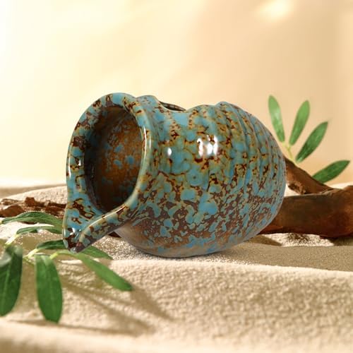 GANAZONO Ceramic Waterfall Jar Fountain Decor