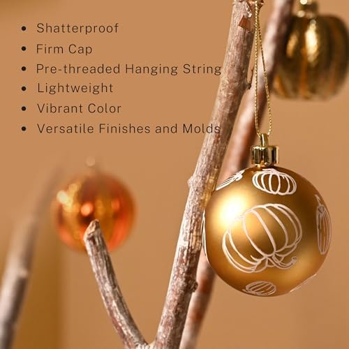 DECOR BY HANNAH Fall Harvest Tree Decorations 20ct