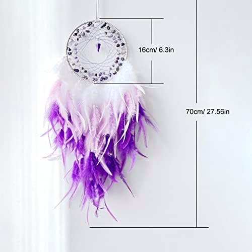 Purple Dream Catchers Handmade Wall Art