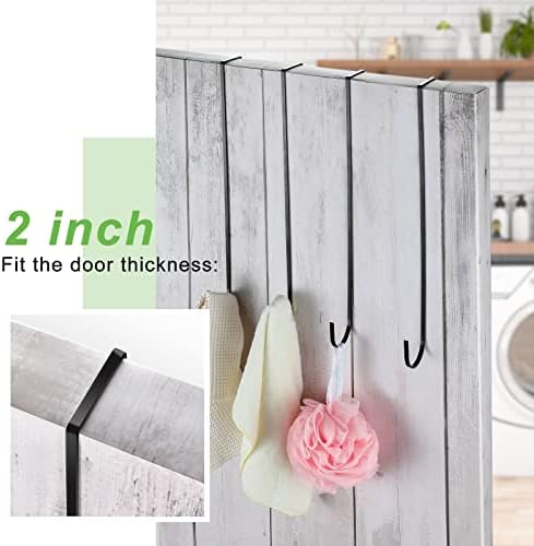 Hotop 15 Inch Black Wreath Hangers 2 Pieces