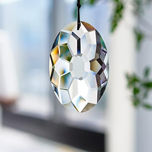 YU FENG 35in Crystal Prism Suncatcher for Windows
